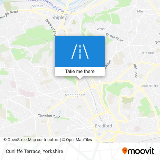 Cunliffe Terrace map