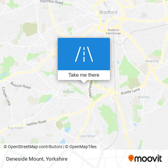 Deneside Mount map