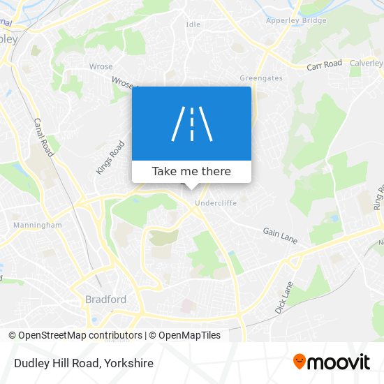 Dudley Hill Road map