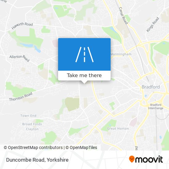 Duncombe Road map
