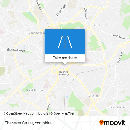 Ebenezer Street map
