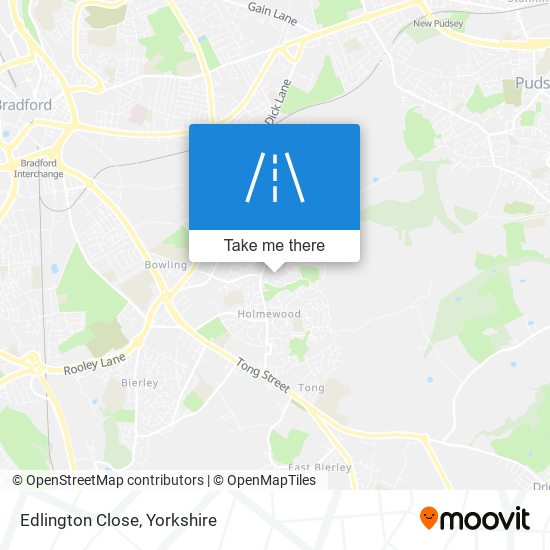 Edlington Close map