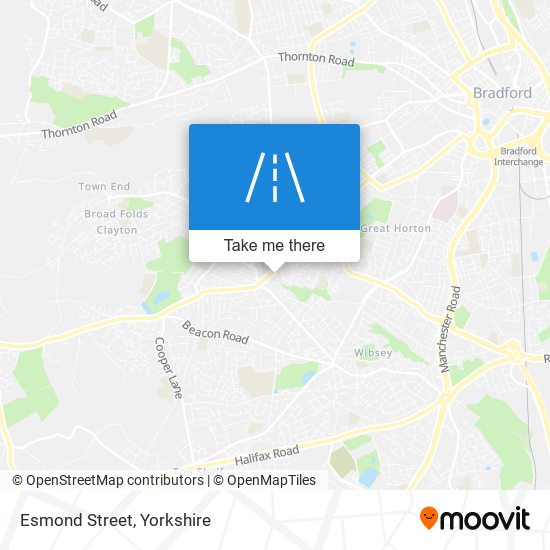 Esmond Street map