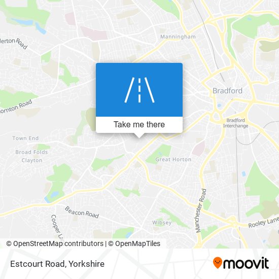 Estcourt Road map