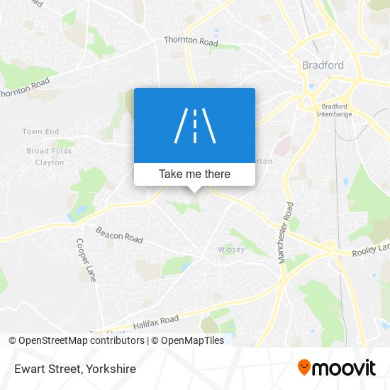 Ewart Street map