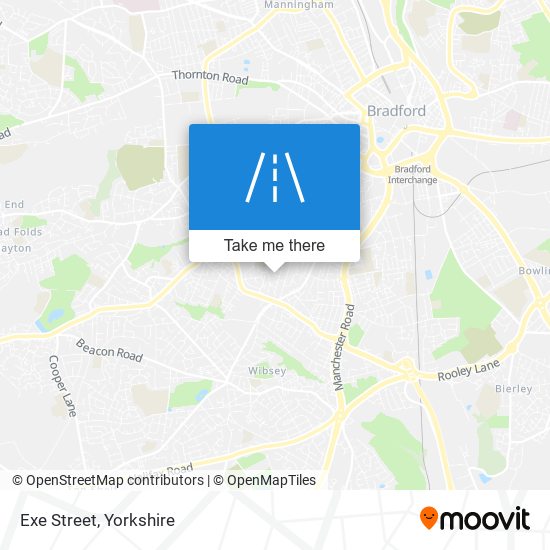 Exe Street map