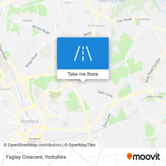 Fagley Crescent map