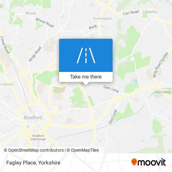 Fagley Place map