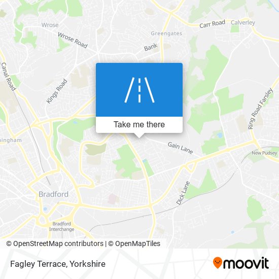 Fagley Terrace map
