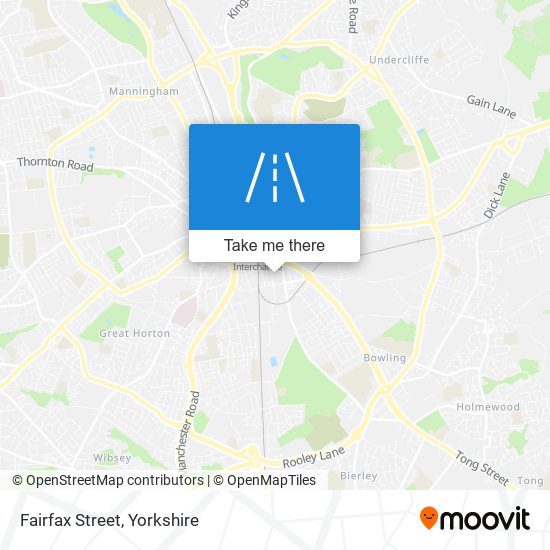 Fairfax Street map
