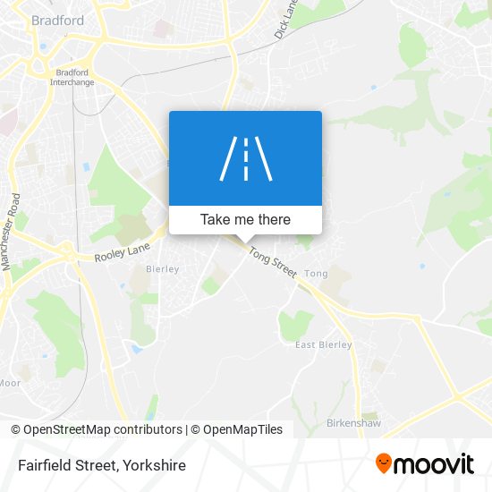 Fairfield Street map