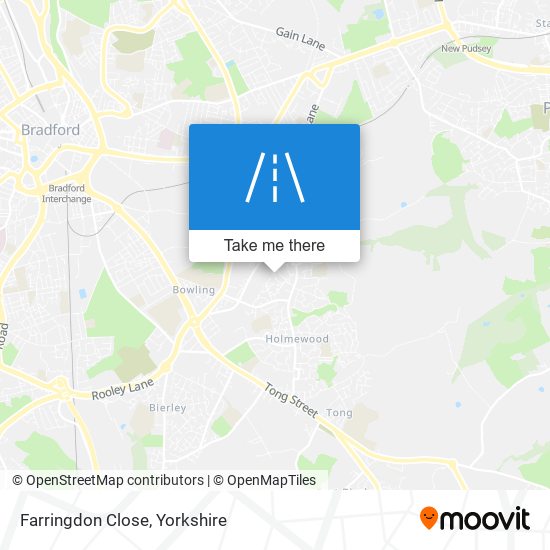 Farringdon Close map