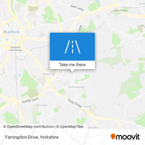 Farringdon Drive map