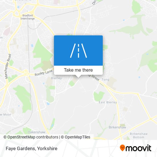 Faye Gardens map