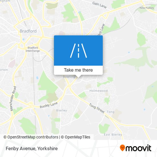Fenby Avenue map