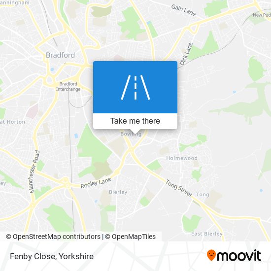 Fenby Close map
