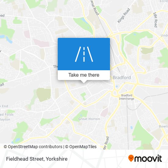 Fieldhead Street map