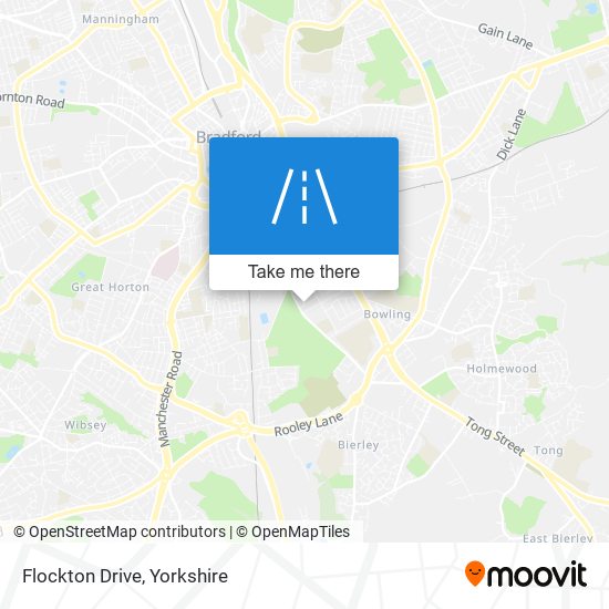 Flockton Drive map