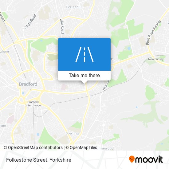 Folkestone Street map