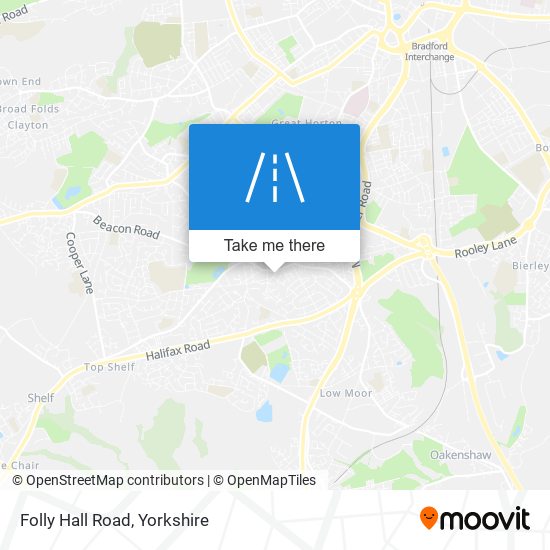 Folly Hall Road map