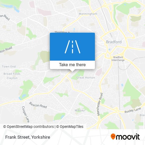 Frank Street map