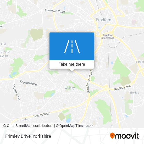 Frimley Drive map