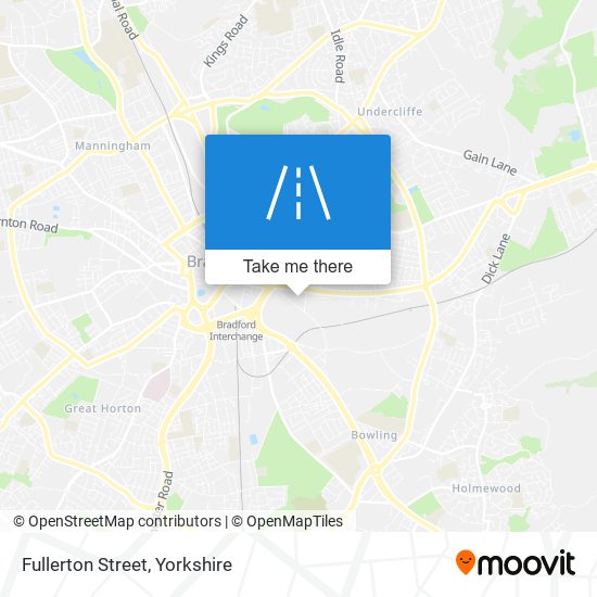 Fullerton Street map