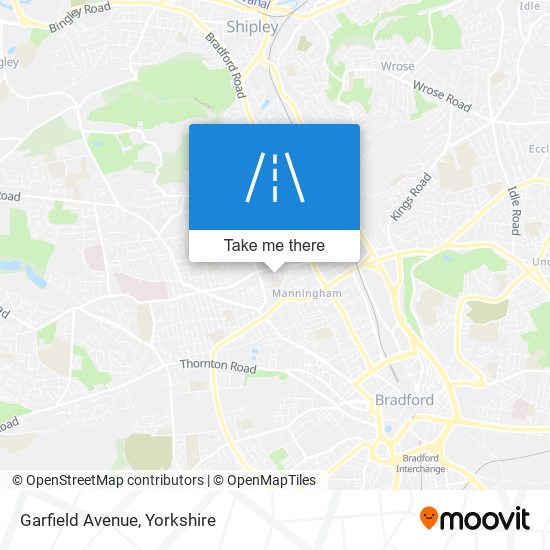 Garfield Avenue map