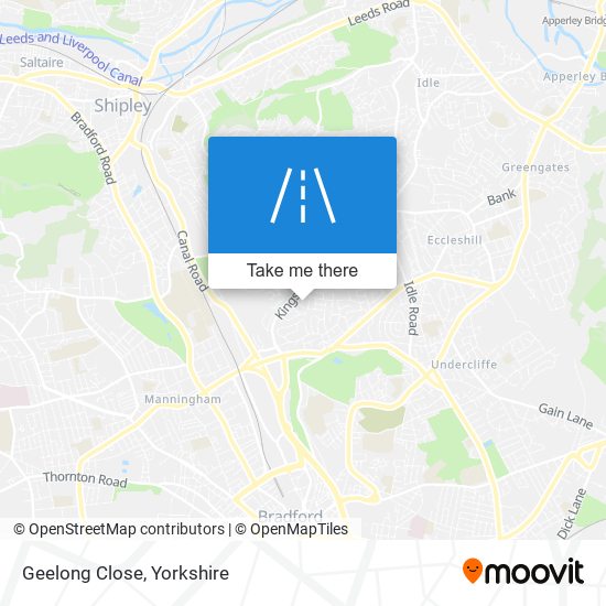 Geelong Close map