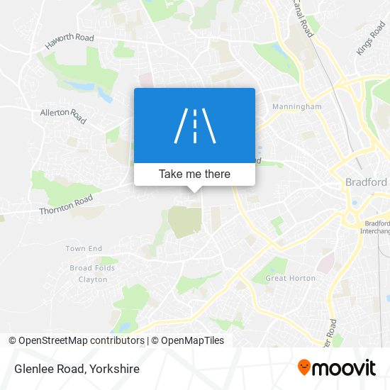 Glenlee Road map