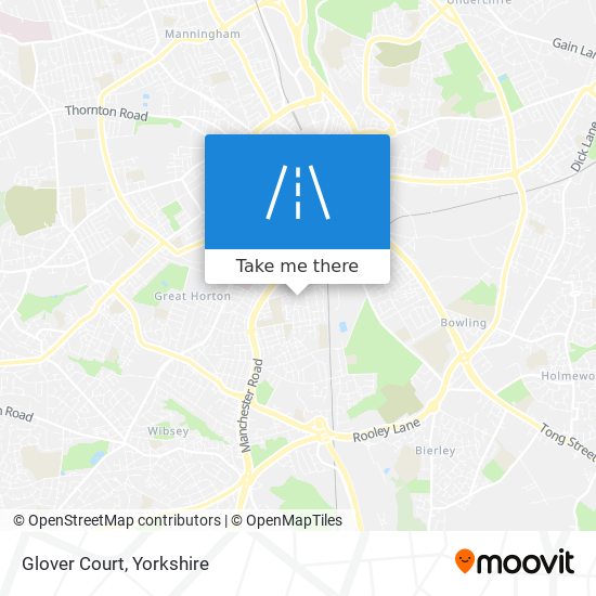 Glover Court map