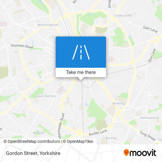 Gordon Street map