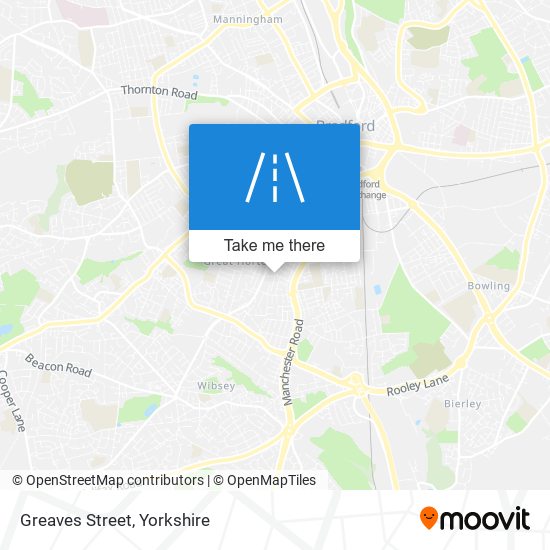 Greaves Street map