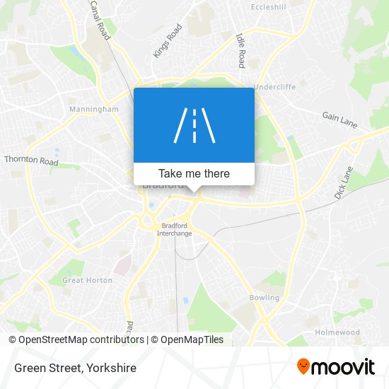 Green Street map