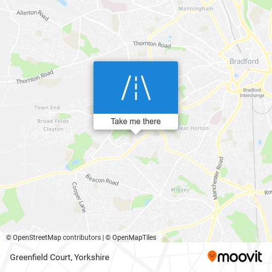 Greenfield Court map