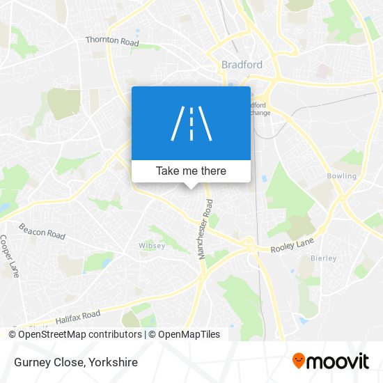 Gurney Close map