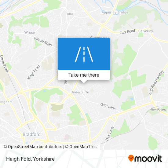 Haigh Fold map