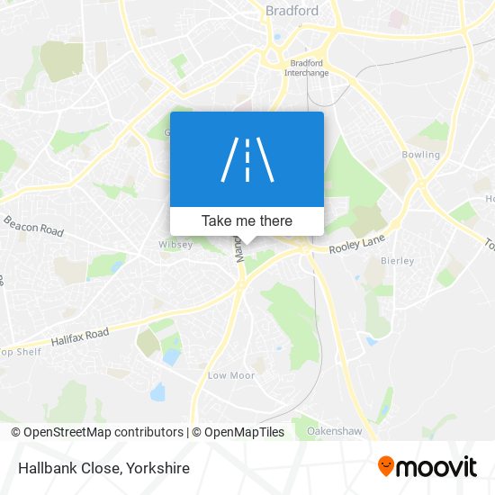 Hallbank Close map