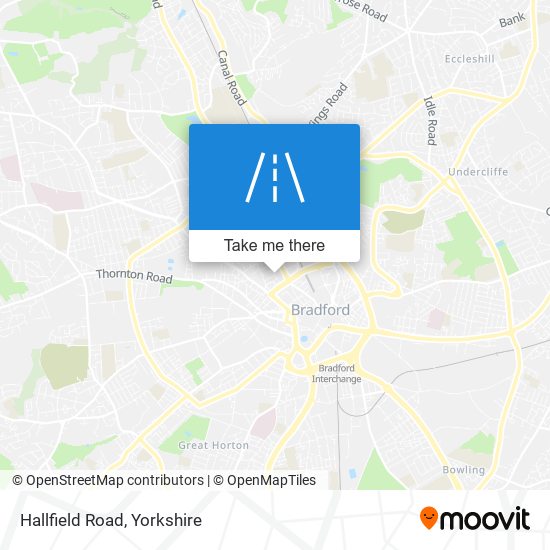 Hallfield Road map