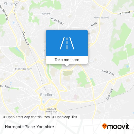 Harrogate Place map
