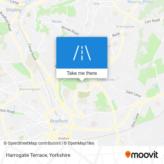 Harrogate Terrace map