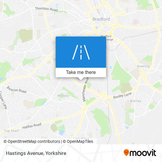 Hastings Avenue map