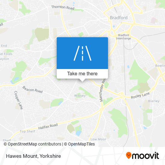 Hawes Mount map