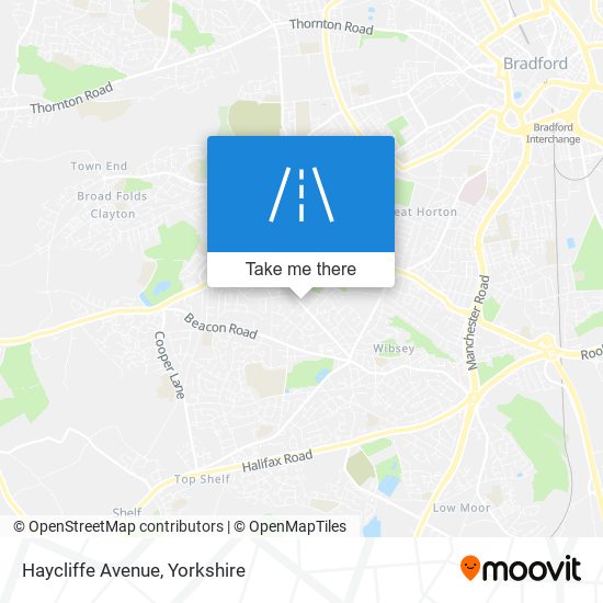 Haycliffe Avenue map