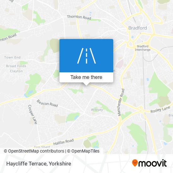 Haycliffe Terrace map