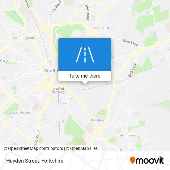 Hayden Street map