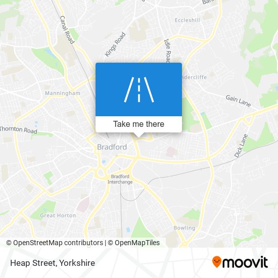 Heap Street map