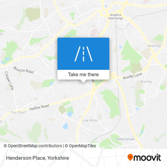 Henderson Place map