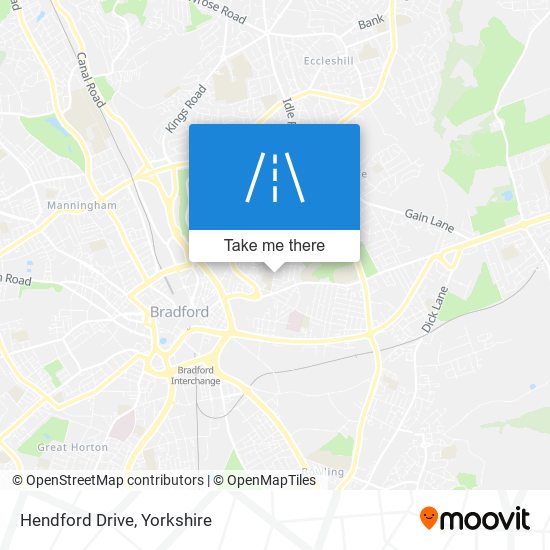 Hendford Drive map