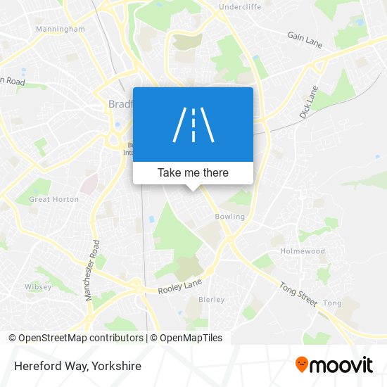 Hereford Way map